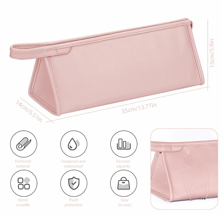 Waterproof Carrying Case, Waterproof, AirWave 7in1 - MaxBrush - Hair Dryer Storage Case PU Leather
